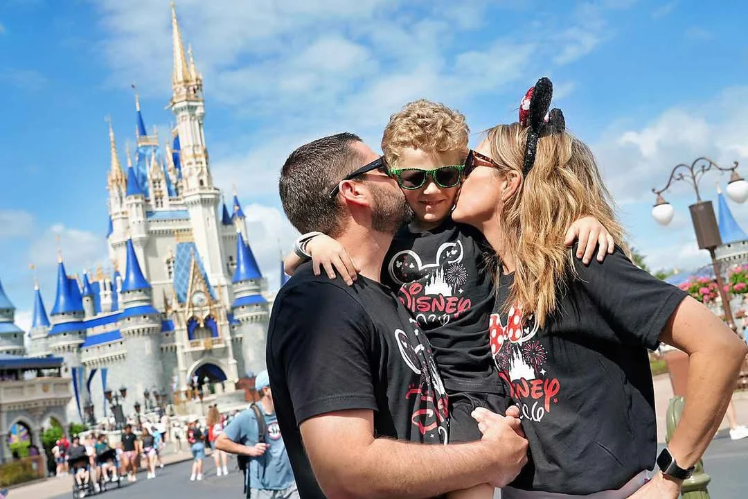 Family at Cinderella’s Castle Total Access Travel St. Louis